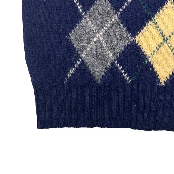 Vintage Argyle Wool Sweater – Peterborough Row for Bloomingdale’s Small - Picture 5 of 12